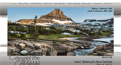 Desktop Screenshot of canyonviewdental.com